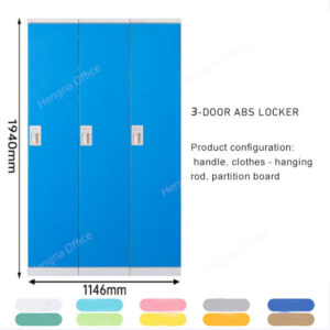 3 - Door ABS Plastic Locker