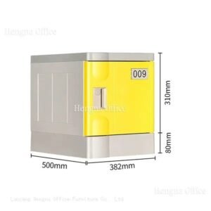 Colorful Modular ABS Plastic School Lockers (382x500x310mm) for Student Corridors