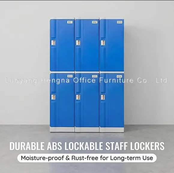 Waterproof ABS Lockers for Water Parks – 6-Door, 76.4″ x 45.2″ | Long Lifespan, Easy to Clean