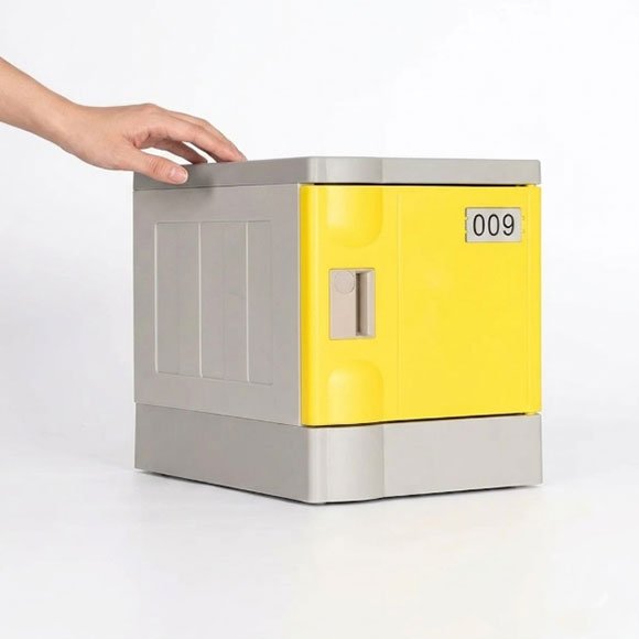  ABS Storage Lockers for Surf Clubs yellow
